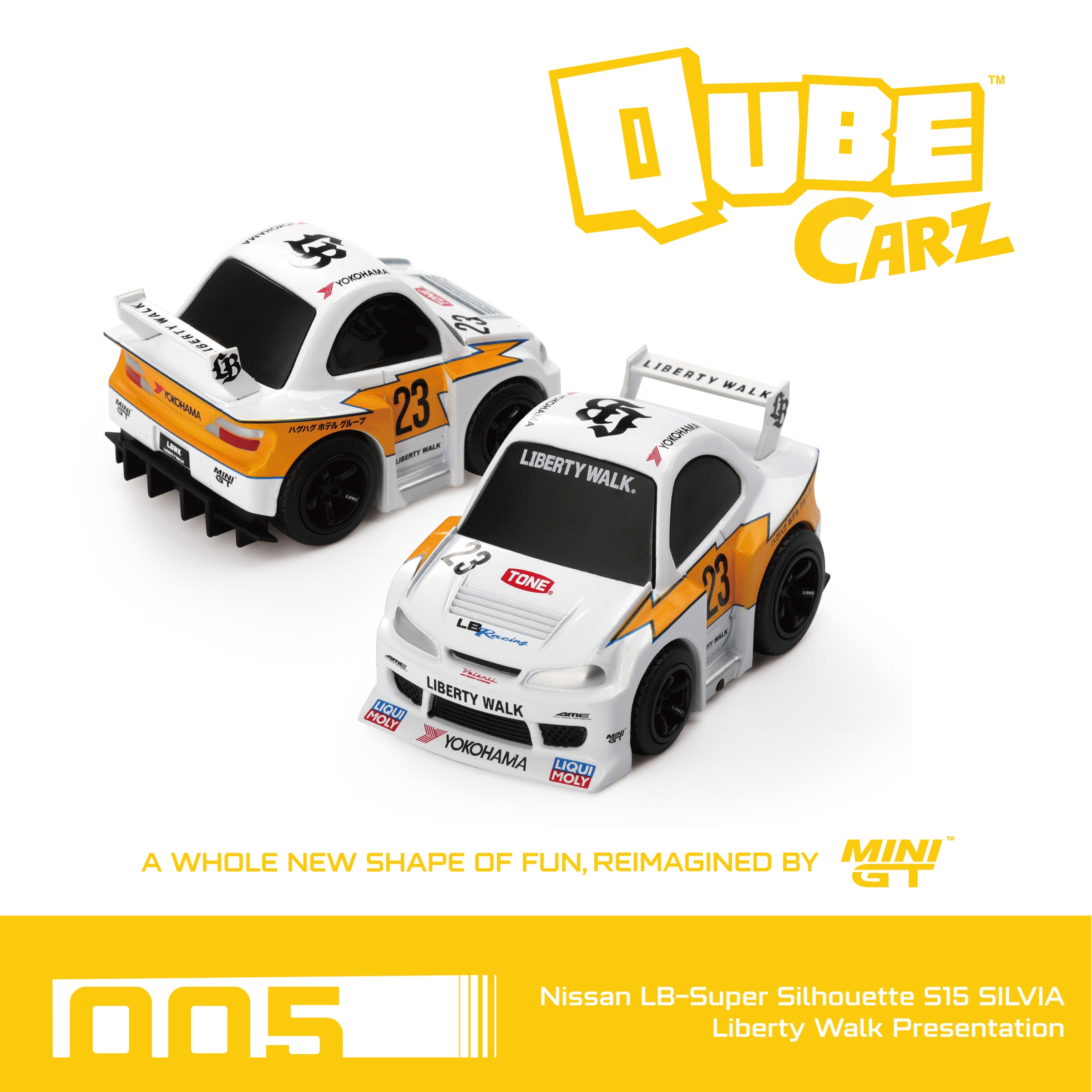 MINI GT Nissan LB-Super Silhouette S15 SILVIA Liberty Walk Presentation
