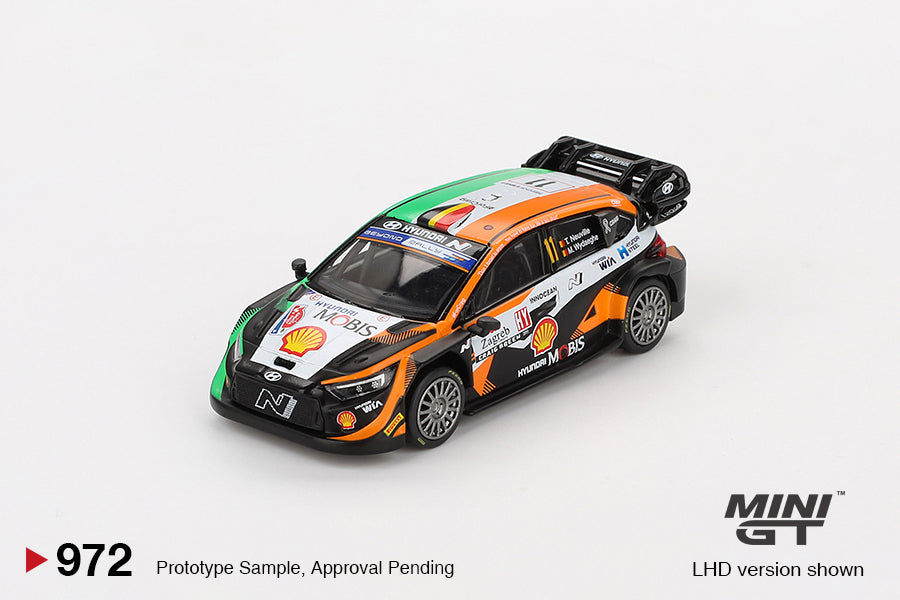 MINI GT Hyundai i20 N Rally1 #11 Rally Croatia winner Cocoland Toys
