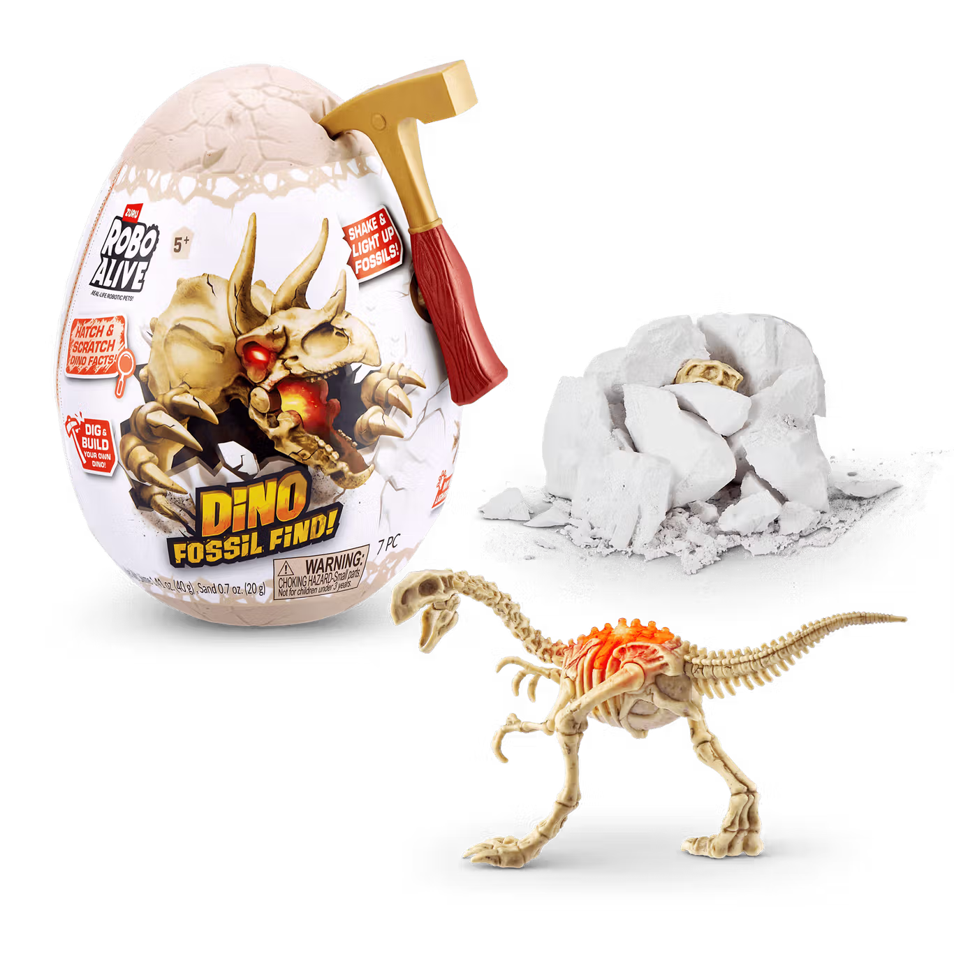 OBO ALIVE MINI DINO FOSSIL FIND SURPRISE EGG BY ZURU