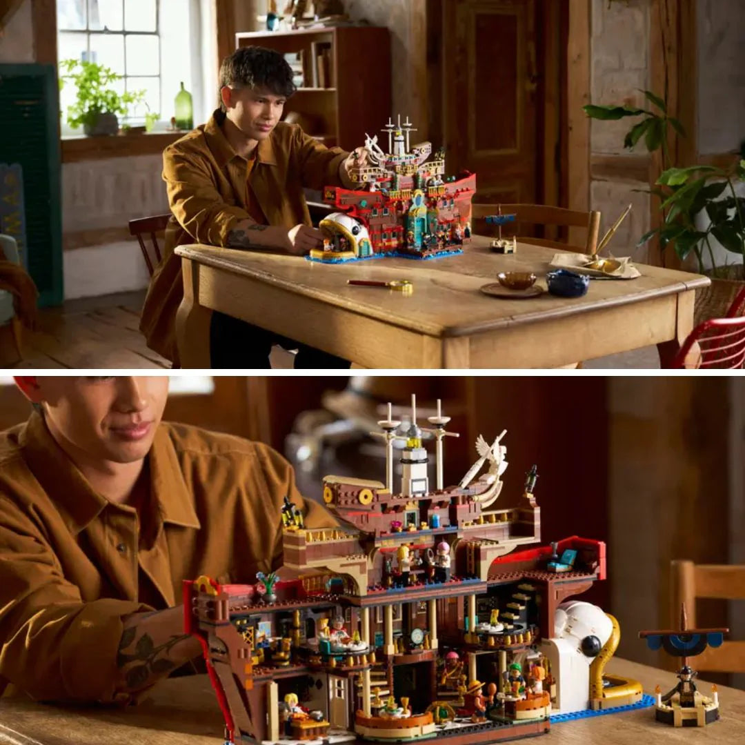 The Baratie Floating Restaurant Building Set for Adults - Collectible Building Blocks for Anime