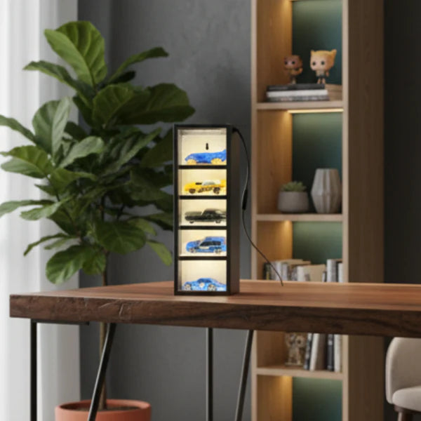 Cocoland Toys compact LED display case for diecast collections