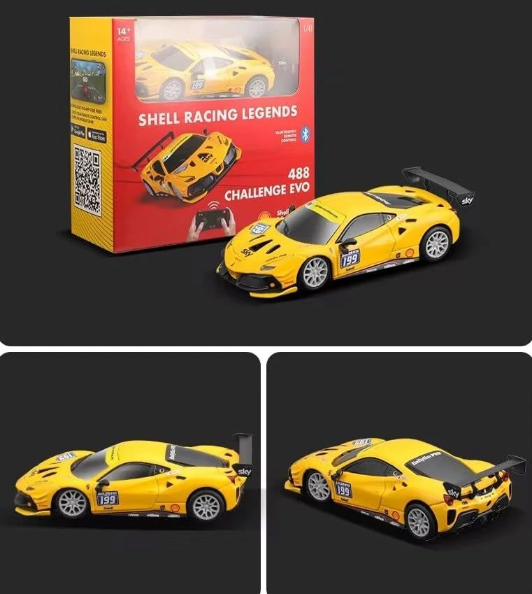Burago 1:41 SF-23 Shell Racing Legends 488 Challenge EVO Bluetooth RC
