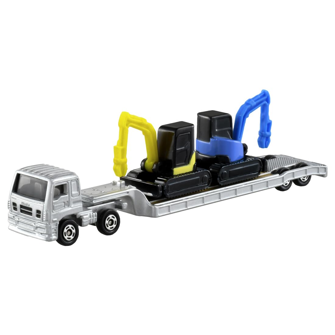 TAKARA TOMY 142 ISUZU GIGA CONSTRUCTION MACHINERY TRANSPORTER