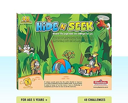 Playmate Hide N Seek Jungle theme puzzle