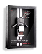 Die Cast Car Frame Wall Art | Wooden Frame with Removable Die-Cast Cars, Lights, Pull-Back Action & Opening Doors | Collectible Display for Car Lovers