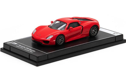 PosterCars Hypercar League Collection Posche 918 Spyder Guards Red 1:64 Scale