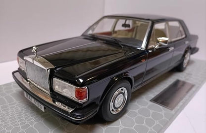 GFCC 1:64 1994 Rolls-Royce Silver Spur, Beltline in BLACK&BLUE  Diecast Model