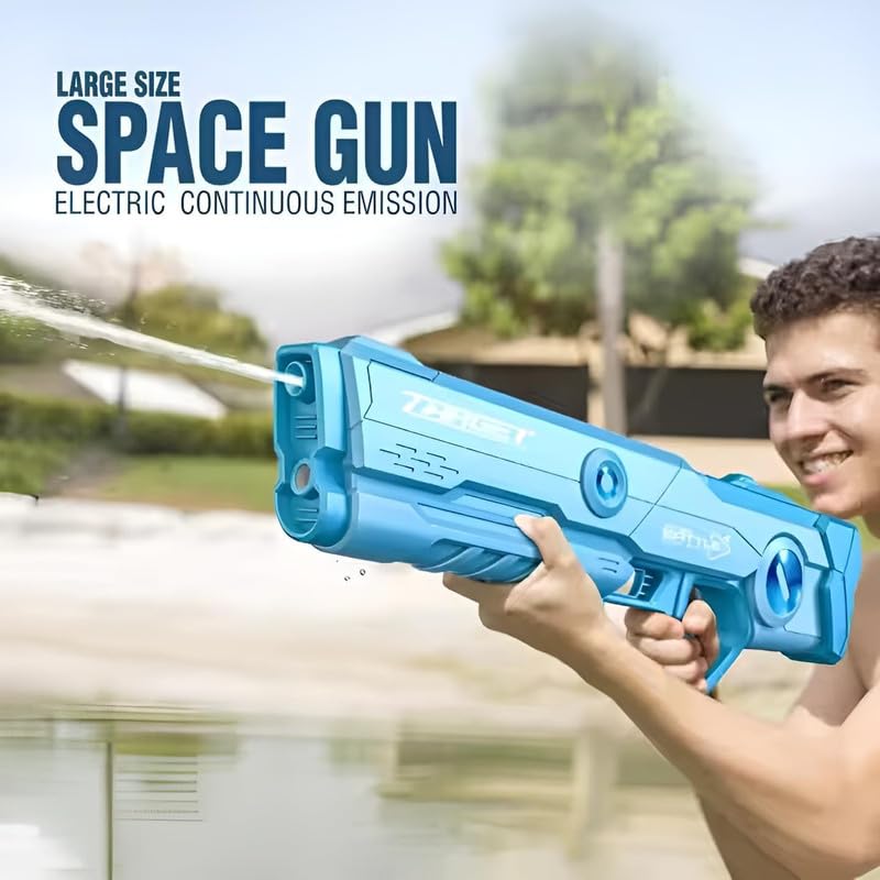 Electric Water Gun Ultra-Large Water Blaster for Adults/Kids | Automatic Water Absorption,Ideal for Holi Water Gun Pool & Beach Fun