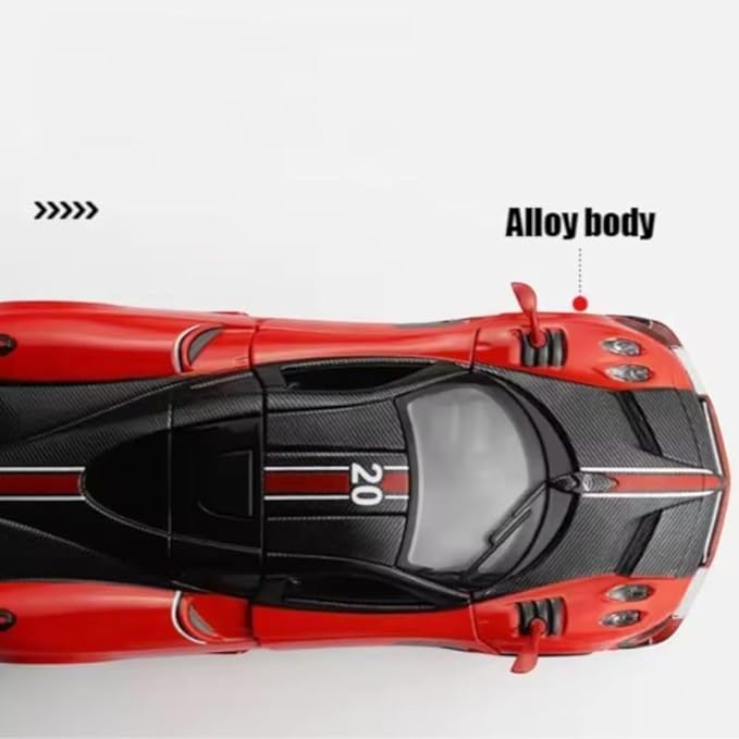 CCA 1:32 Pagani Huayra BC Die-Cast Car with Openable Hood & Doors