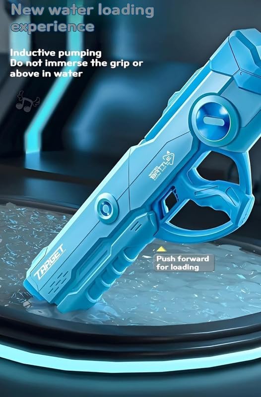 Electric Water Gun Ultra-Large Water Blaster for Adults/Kids | Automatic Water Absorption,Ideal for Holi Water Gun Pool & Beach Fun