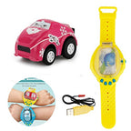 New Gravity Sensor Command RC Car 2.4G,Funny Adjustable Wrist Watch Remote Control Toy Car, Rechargeable and Durable Children Toy Gift