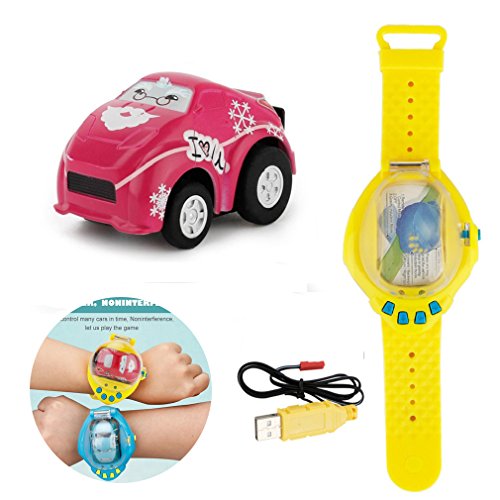 New Gravity Sensor Command RC Car 2.4G,Funny Adjustable Wrist Watch Remote Control Toy Car, Rechargeable and Durable Children Toy Gift