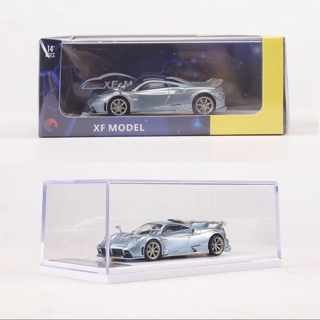 1/64 Limited Edition XF Model Pagani Imora Ice Blue Serial Number High Hoodie