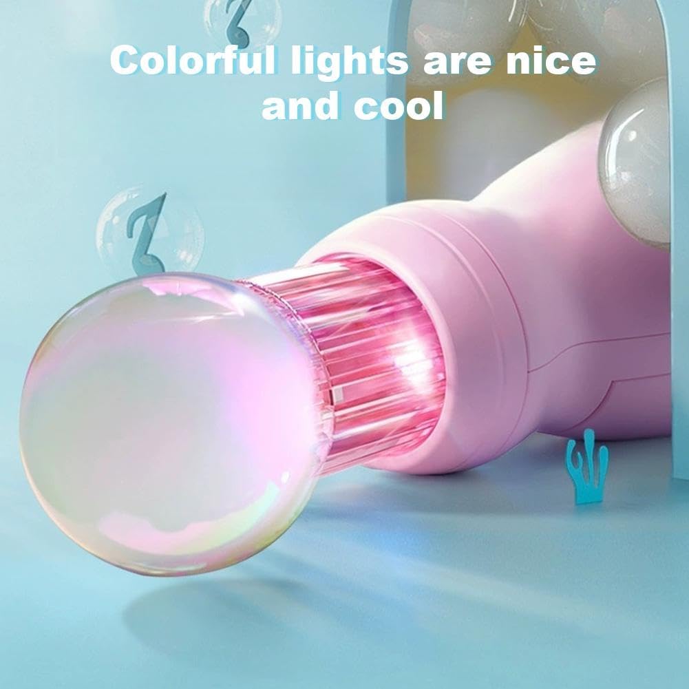 Colorful Smoke Bubble Machine & Stretchy Bubble Mist Wand - Interactive Magic Stretchy Bubble Maker Machine with Stretchy Smoke Effect for Parties, Fun Gift for Kids