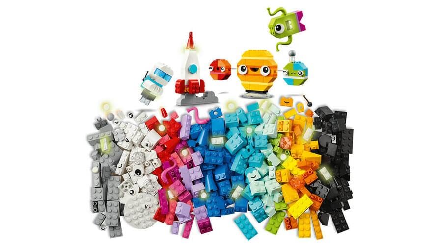 LEGO Classic Creative Neon Fun 11027 Building Toy Set (333 Pieces)