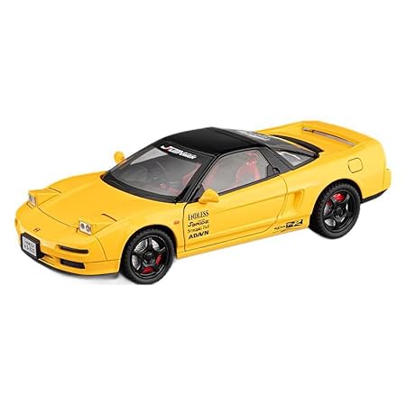 Cocoland Toys Honda Acura NSX MK1 NA1 yellow 1:22 scale collector model side view