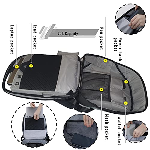 Smart LED Backpack with Screen APP Gifts for Men Gifts for dad