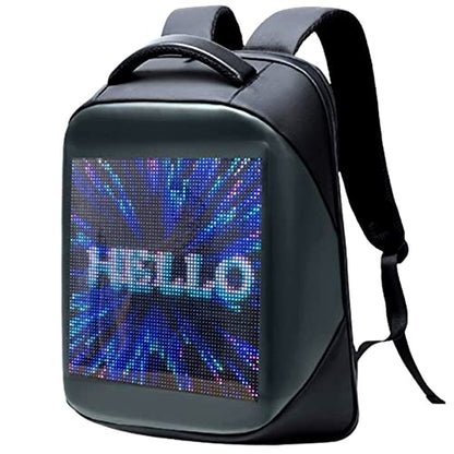 Smart LED Backpack with Screen APP Gifts for Men Gifts for dad