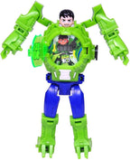 Action Figure Toy Robot Deformation Convertible Digital Wrist Watch for Kids (Comes With Mix Theme)