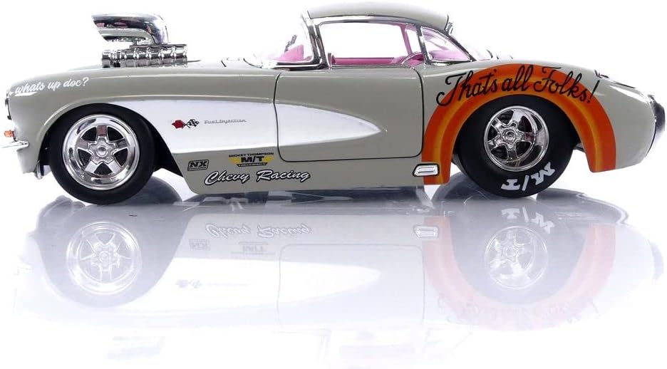 Jada Looney Tunes 1:24 1957 Chevrolet Corvette Die-cast Car & 2.75" Bugs Bunny Figure