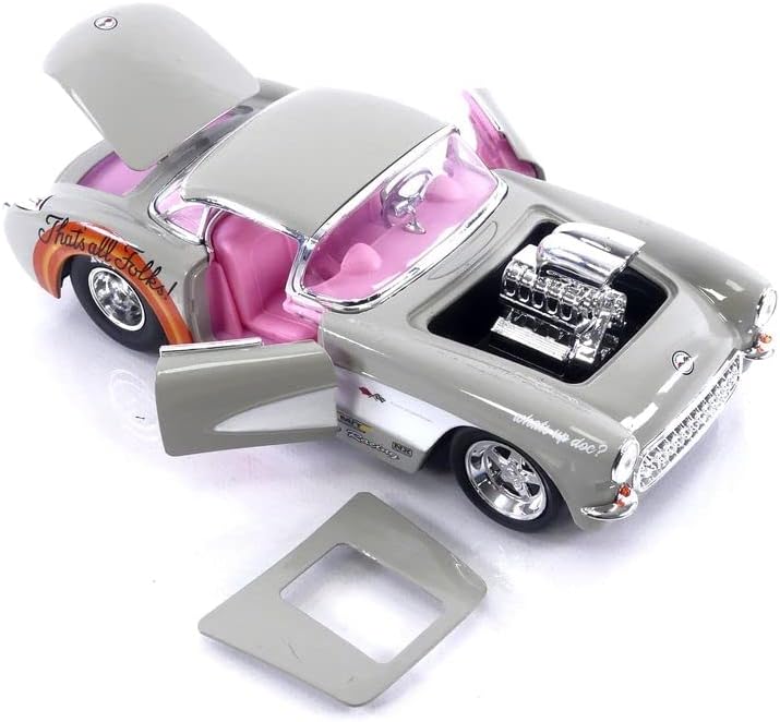 Jada Looney Tunes 1:24 1957 Chevrolet Corvette Die-cast Car & 2.75" Bugs Bunny Figure