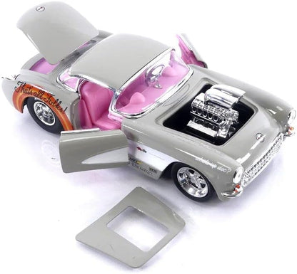 Jada Looney Tunes 1:24 1957 Chevrolet Corvette Die-cast Car & 2.75" Bugs Bunny Figure