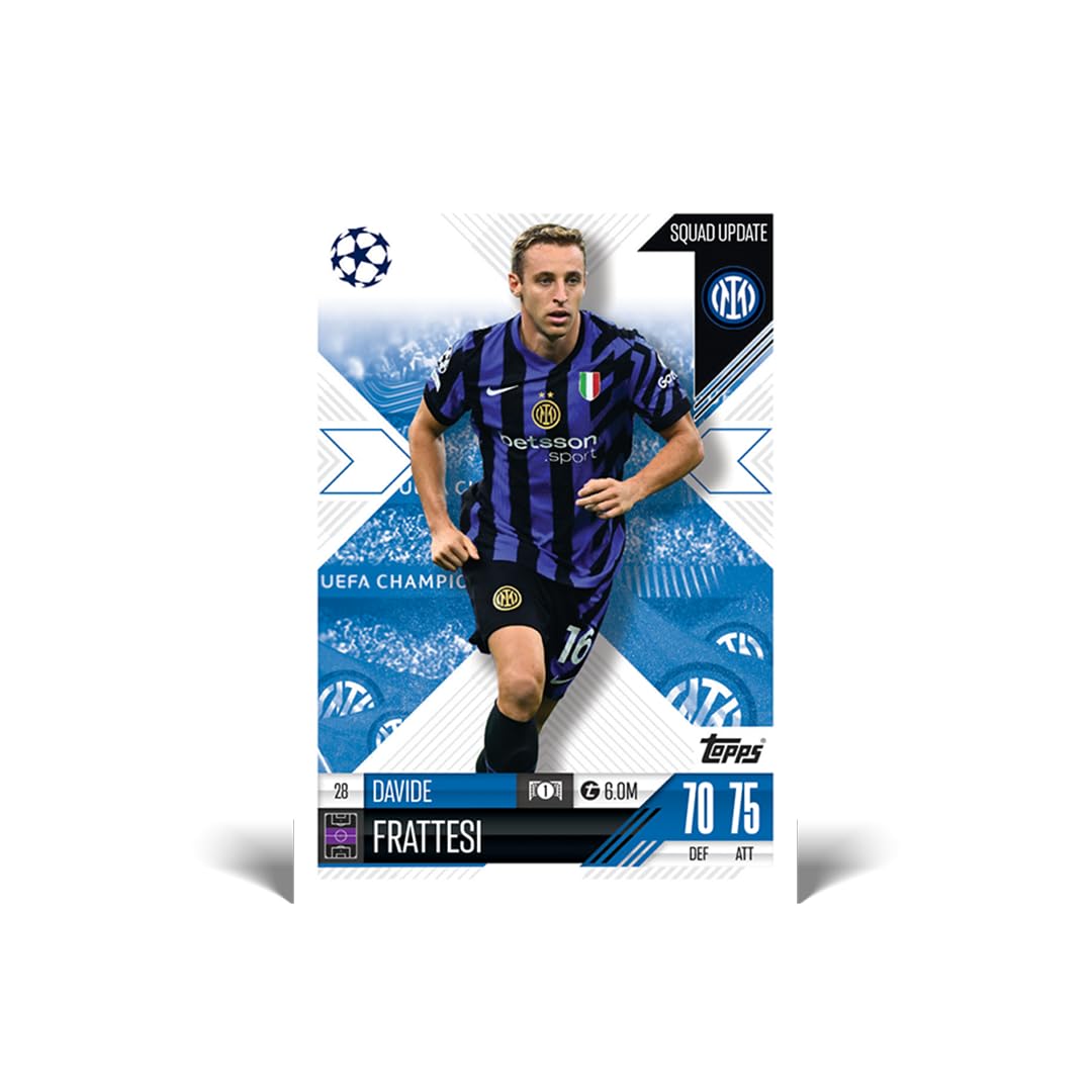 Topps UCL & WUCL Match Attax Extra 2025 Trading & Collectible Card Game (Mega Tin #2 - The Invinciballers)