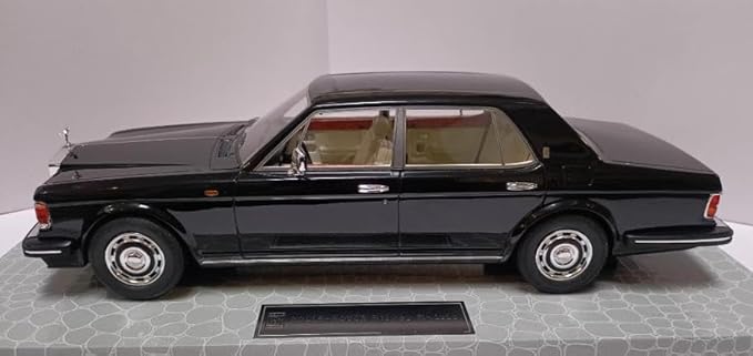 GFCC 1:64 1994 Rolls-Royce Silver Spur, Beltline in BLACK&BLUE  Diecast Model