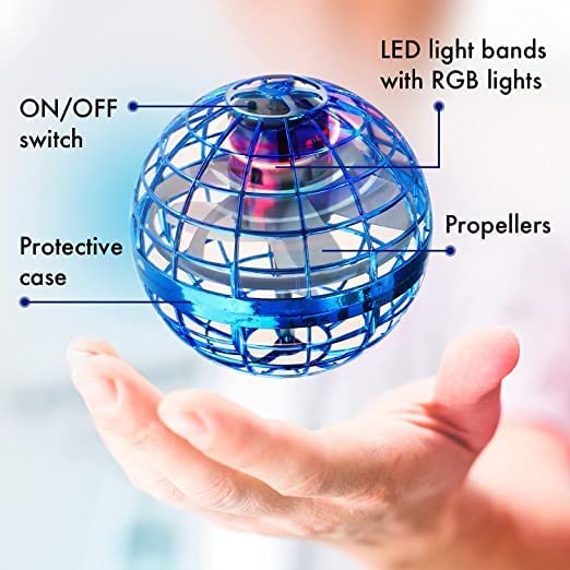 Flying Ball Boomerang Flyorb Magic Balls Fly Nova Orb Flying Spinner Fidget Toys Children USB Rechargeable Built-in RGB Lights 360°Rotating Magic Controller...