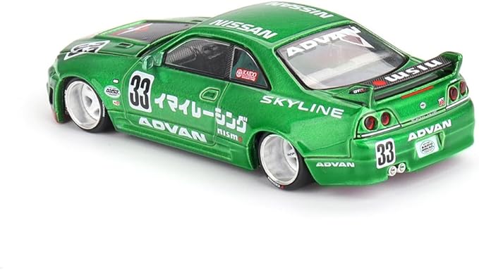 Kaido House x Mini GT 1:64 Nissan Skyline GT-R (R33) Imai Racing V1 Green Limited Edition KHMG150