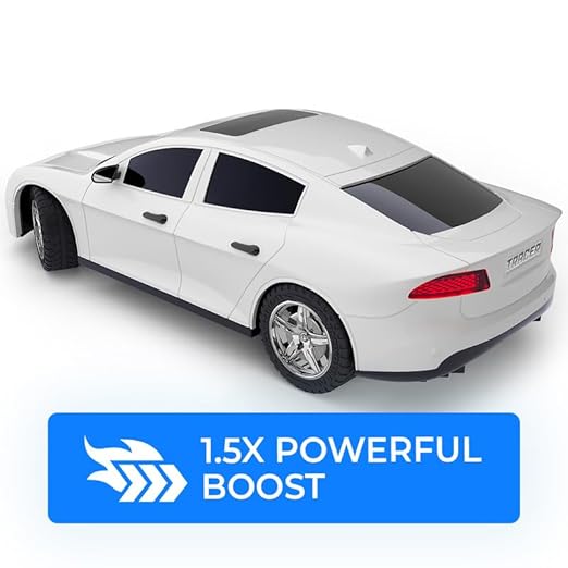 White Mirana Tracer RC car front angle showcasing realistic body design Cocoland Toys
