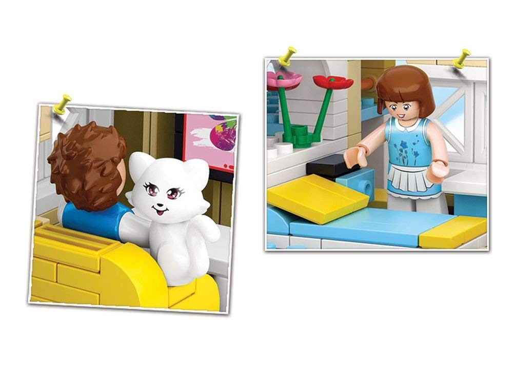 Sluban Play Bricks Girls Dream Sweet Home, Multi Colour