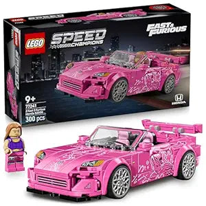 LEGO Speed Champions 2 Fast 2 Furious Honda S2000 Car Toy 77241 Building Blocks Toys for 9+ Gift for Boys and Girls