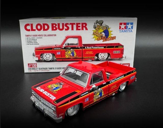 Kaido House x Mini GT 1:64 Silverado Tamiya x Kaido House CLOD Buster Orange KHMG130