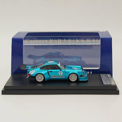 Street Weapon SW 1/64 Carrera RSR 3.0/KS-R 911 Blue Diecast