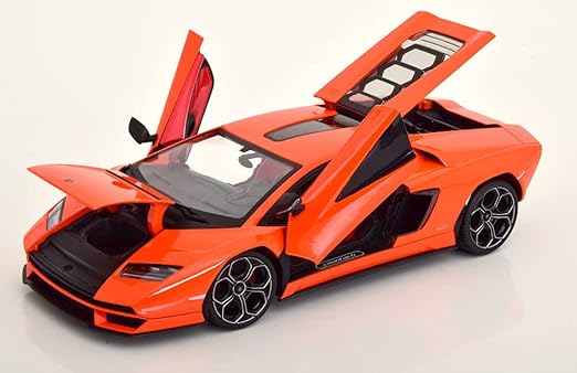 Diecast Cars, Cars, Lamborghini, Race, Orange, Maisto, Openable Doors