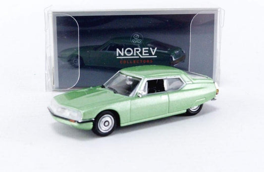Norev Collectors 1/87 Scale 1972 Citroen SM in Silver Green