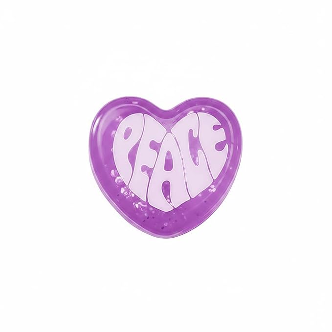 Soft Heart Stress Ball Portable Heart Press Toy Random One (Pack Of 1)