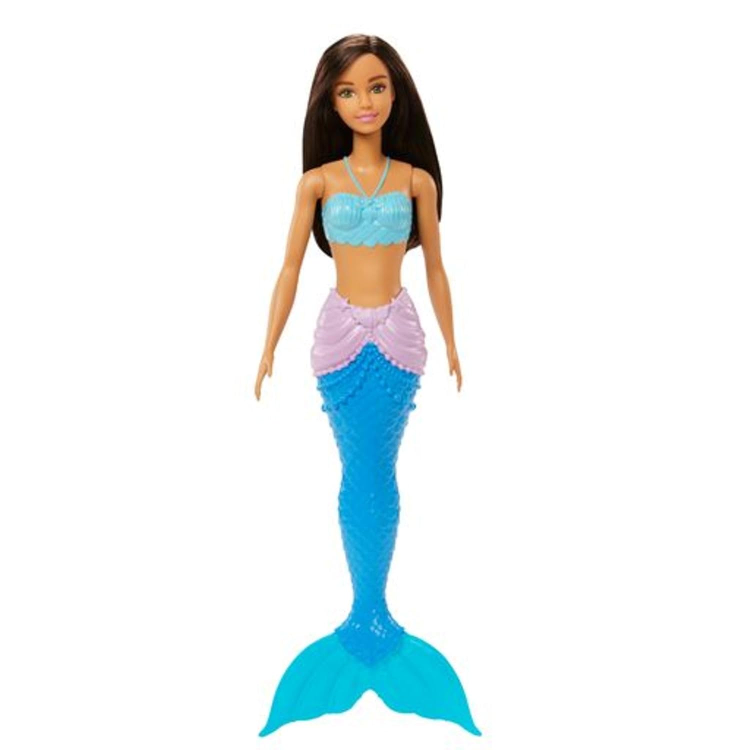 Barbie Dreamtopia Mermaid Doll (Brunette) with Multi-Colored Mermaid Tail