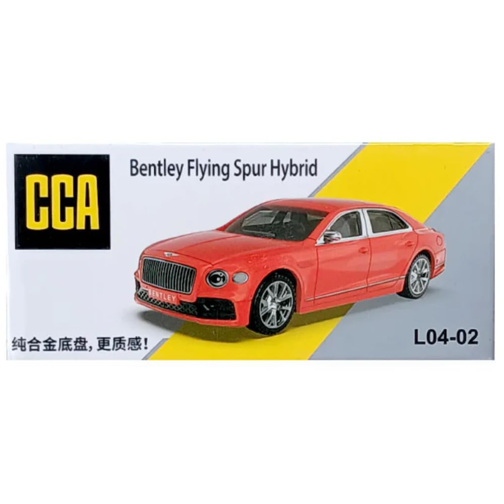 Bentley Flying Spur Hybrid Red Luxury Sedan Model Cocoland Toys