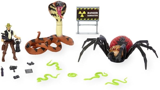 Animal Planet Giant Spider and Cobra Playset