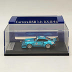 Street Weapon SW 1/64 Carrera RSR 3.0/KS-R 911 Blue Diecast
