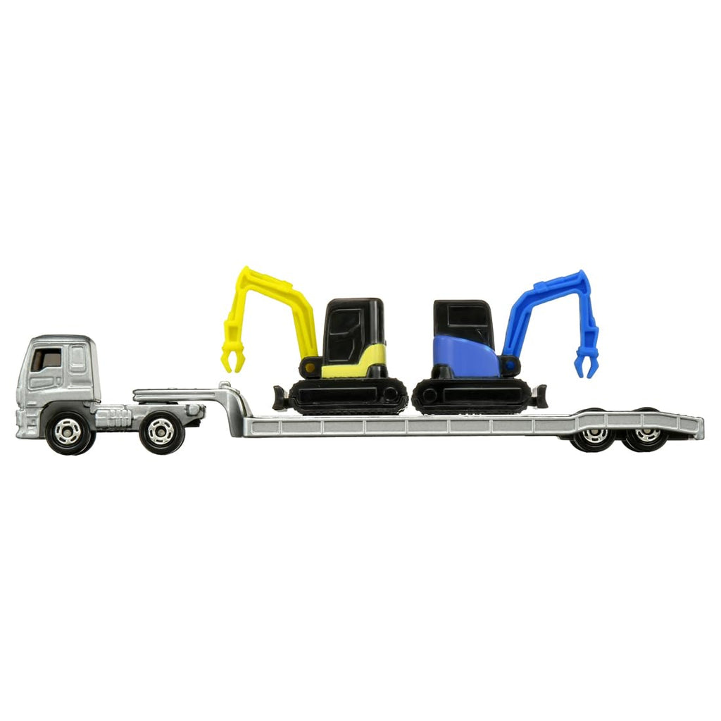 TAKARA TOMY 142 ISUZU GIGA CONSTRUCTION MACHINERY TRANSPORTER