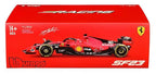 Bburago Metal - 1/24 Scale Model Compatible with Ferrari SF23# 16 Compatible with Charles Leclerc F1 Racing Car Model 2023, Red