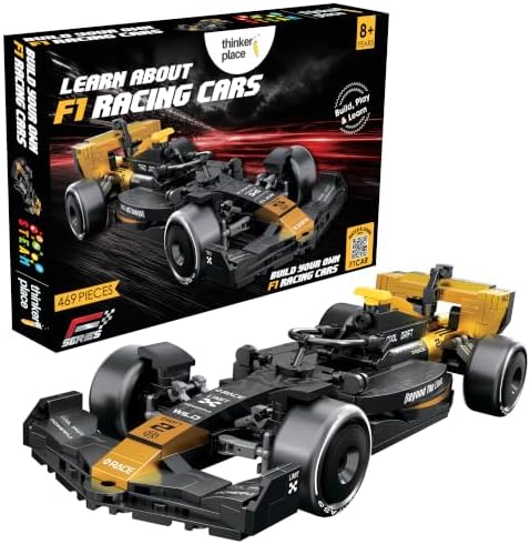 Thinkar Place Speed F1 Race Car Building Block Toy Set for 7+ (469 Pcs)
