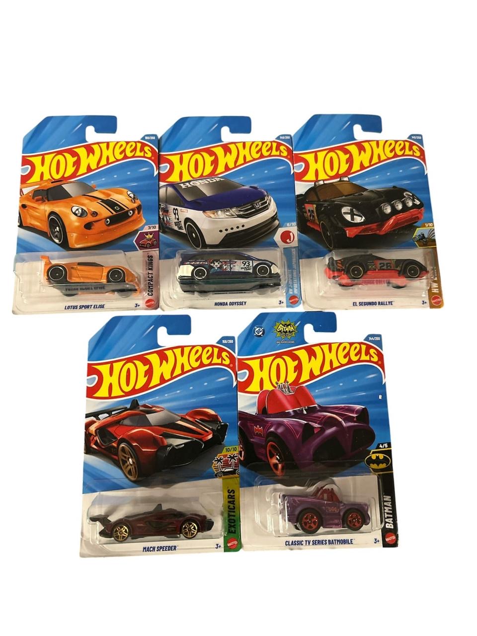 2026 G Case Hotwheels Mainline (Set of 5)