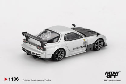MINI GT Mazda RX-7 RE-Amemiya Silver Metallic