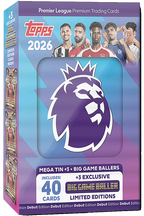 Topps Premier League 2026 - Debut Edition - Mega Tin (Big Game Baller)