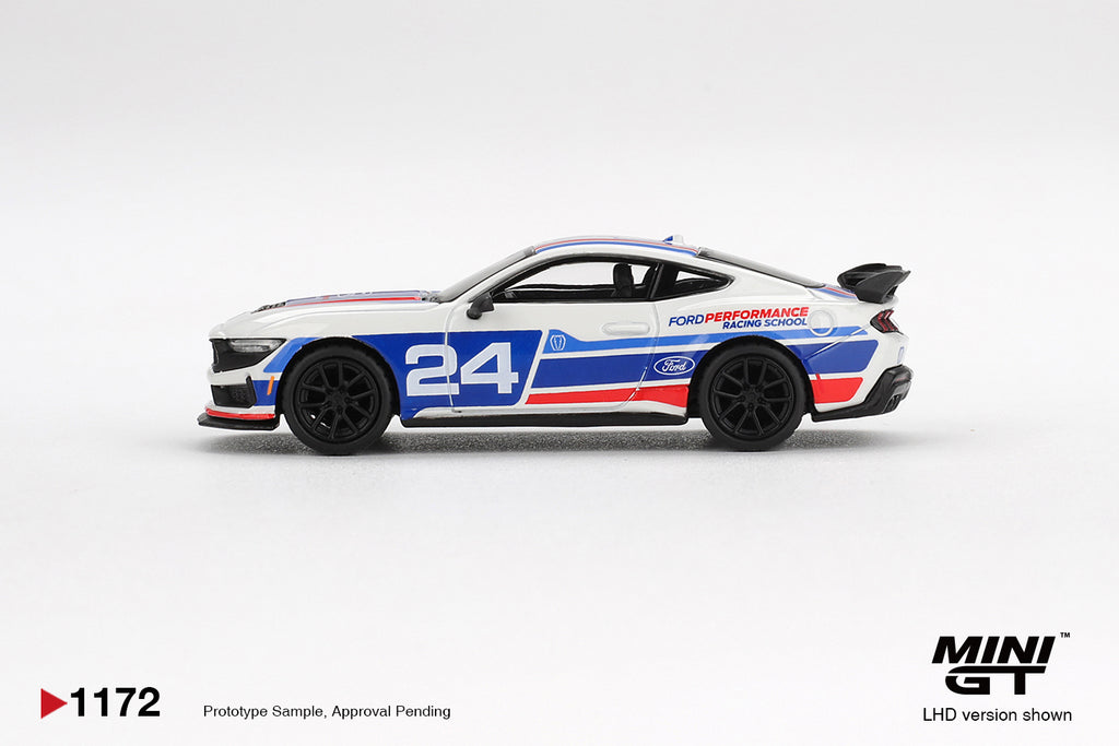 MINI GT Ford Mustang Dark Horse #24 Ford Performance Racing School