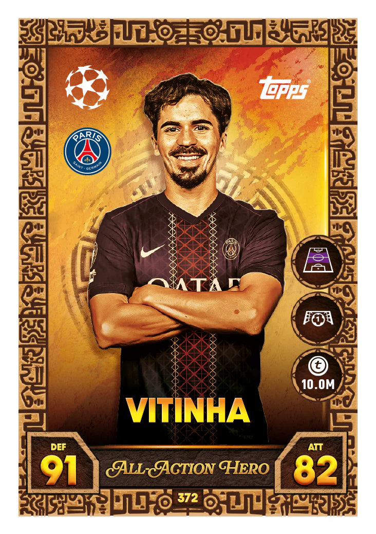 Topps UCC Match Attax 2025/26 - Mega Tin - Spartans - contains 45 Match Attax cards plus 1 exclusive Gladiators LE cards.